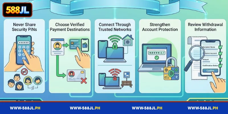 How to Secure Your 588JL Withdraw Money Transactions