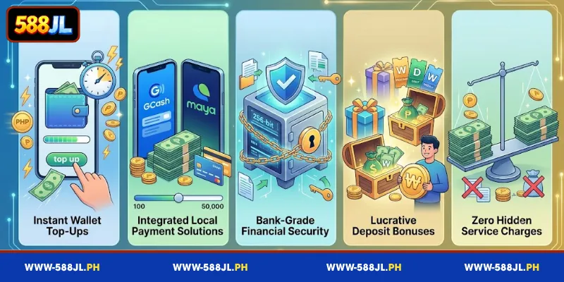 Main Benefits of Using the 588JL Deposit Service